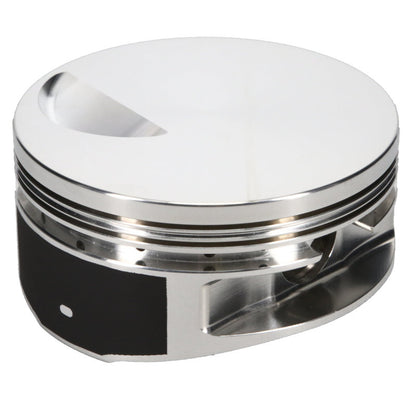 JE Pistons 454BBC FT 4.56in Bore -3cc Flat Top 1.12in Comp Height 0.99in Pin Diameter - Set of 8