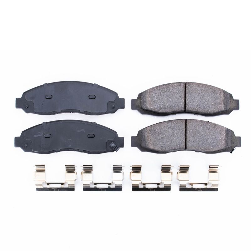 Power Stop 03-04 Dodge Dakota Front Z17 Evolution Ceramic Brake Pads w/Hardware