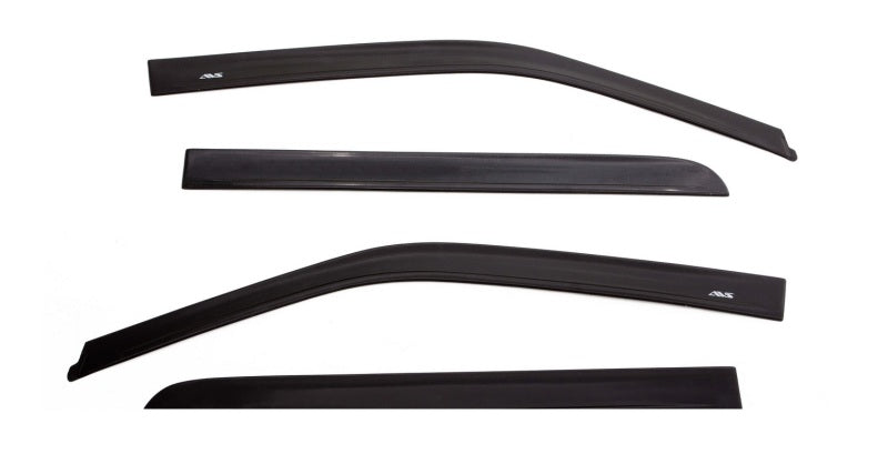 AVS 15-18 Chevy Colorado Crew Cab Ventvisor Low Profile Window Deflectors 4pc - Matte Black