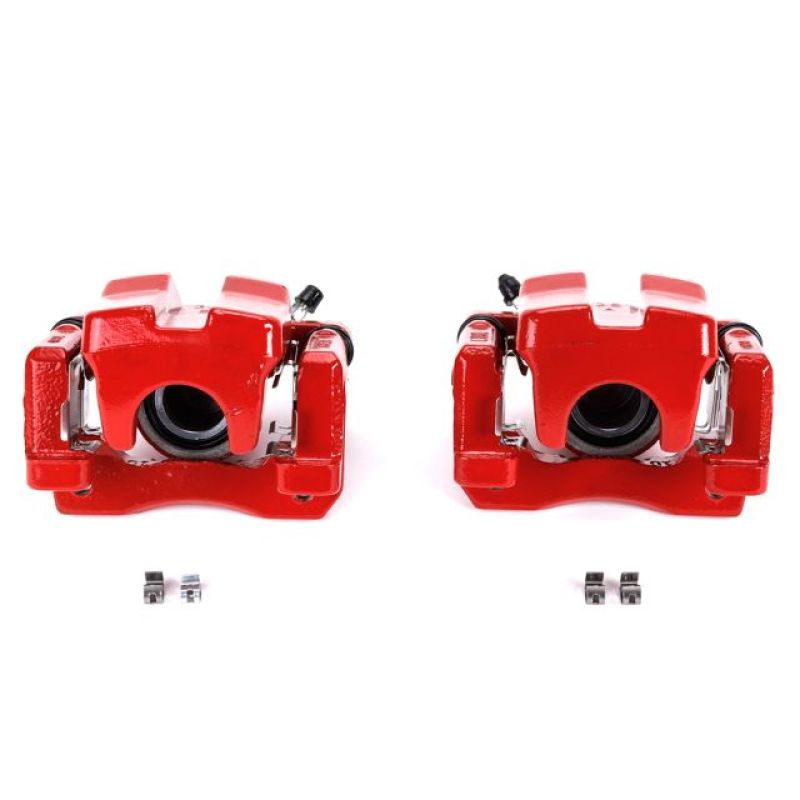 Power Stop 07-12 Lexus ES350 Rear Red Calipers w/Brackets - Pair