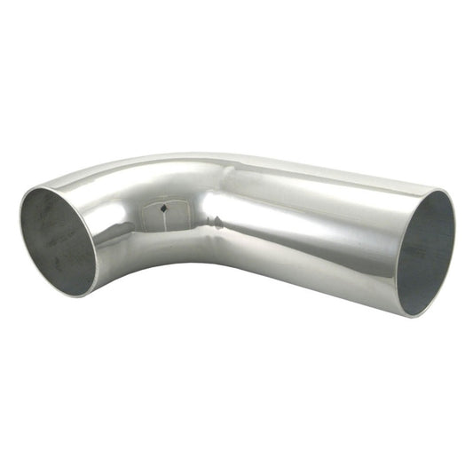 Spectre Universal Tube Elbow 3-1/2in. OD / 90 Degree Mandrel w/6in. Leg - Aluminum