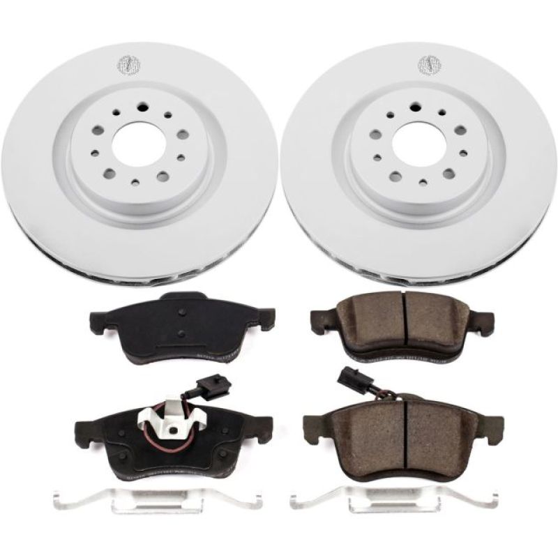 Power Stop 15-18 Ram ProMaster City Front Z17 Evolution Geomet Coated Brake Kit