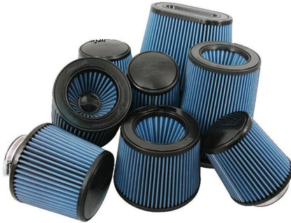 Injen High Performance Air Filter - 3 1/2 Black Oiled Filter 6  Base / 6 7/8 Tall / 5 1/2 Top