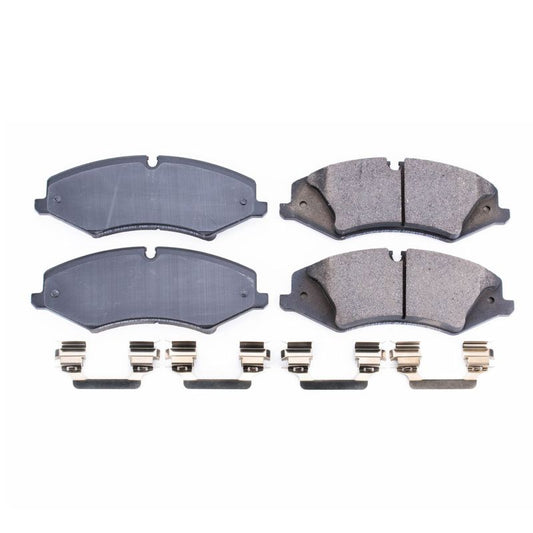 Power Stop 2010 Land Rover LR4 Front Z17 Evolution Ceramic Brake Pads w/Hardware