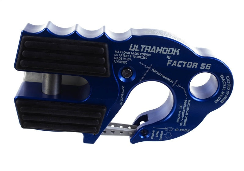 Ford Racing Factor 55 UltraHook w/Rope Guard - Blue