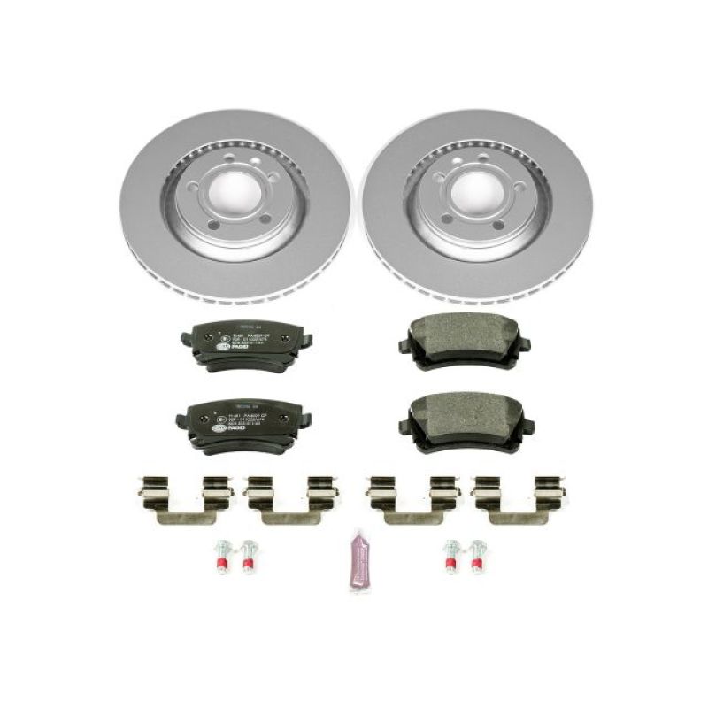 Power Stop 03-10 Audi A8 Quattro Rear Euro-Stop Brake Kit