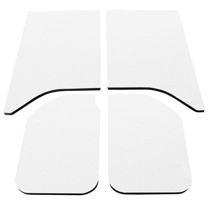 DEI 11-18 Jeep Wrangler JK 2-Door Boom Mat Headliner - 4 Piece - White