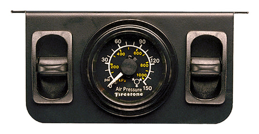 Firestone Electric Dual Pressure Gauge Dual - Black Plastic (WR17602577)