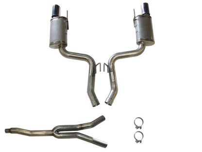 JBA 15-20 Ford Mustang EcoBoost 304 Stainless Steel Cat-Back Exhaust