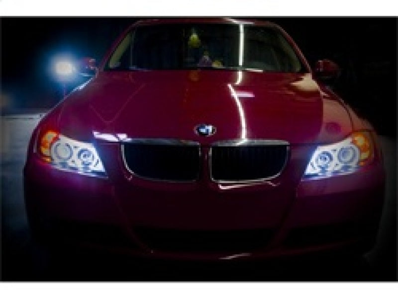 Spyder BMW E90 3-Series 06-08 4DR Projector CCFL Halo - Eyebrow Bulb Blk- PRO-YD-BMWE9005-CCFL-BK