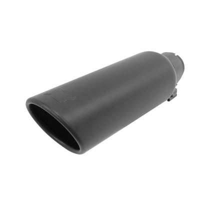 Go Rhino Exhaust Tip - Black - ID 2 1/4in x L 14in x OD 4in