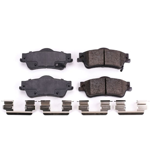 Power Stop 11-17 Chevrolet Caprice Rear Z17 Evolution Ceramic Brake Pads w/Hardware
