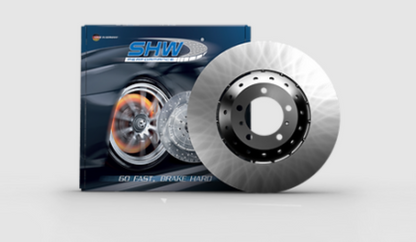 SHW 19-21 Porsche Cayenne S 2.9L w/19in Wheel Frt Left Smooth LW Brake Rotor (EU Only) (9Y0615301AB)