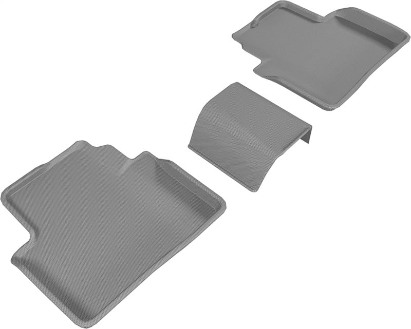 3D MAXpider 2016-2020 Honda Civic Kagu 2nd Row Floormats - Gray