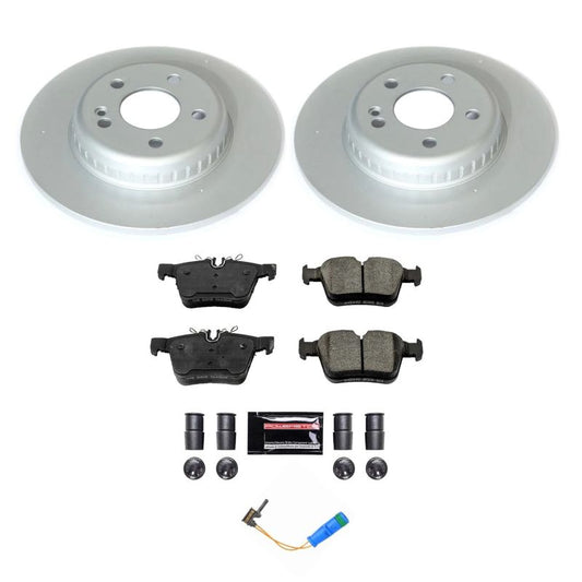 Power Stop 17-18 Mercedes-Benz C300 Rear Z17 Evolution Geomet Coated Brake Kit