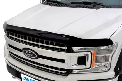 AVS 15-20 Ford F-150 (Excl. Raptor) High Profile Bugflector II Hood Shield - Smoke