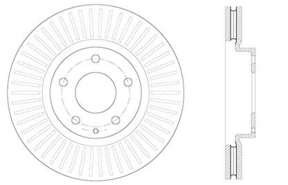 StopTech Performance Front Left Brake Rotor