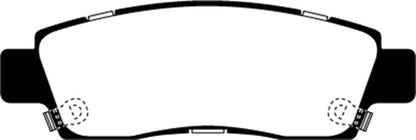 EBC 07+ Buick Enclave 3.6 Yellowstuff Rear Brake Pads