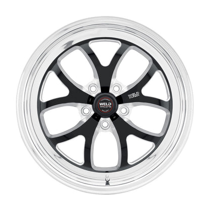 Weld S76 15x8 / 5x4.5 BP / 6.5in. BS Black Wheel (Low Pad) - Non-Beadlock