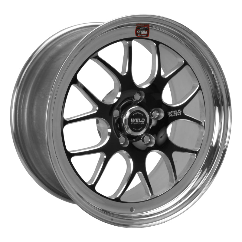 Weld S77 18x10 / 5x4.75 BP / 6.6in. BS Black Wheel (High Pad) - Non-Beadlock