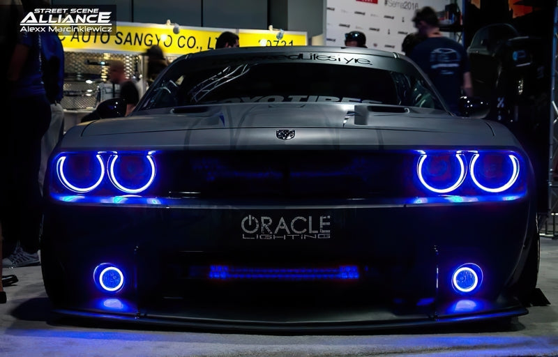 Oracle 0814 Dodge Challenger Dynamic Surface Mount Headlight/Fog Light Halo Kit COMBO  SEE WARRANTY