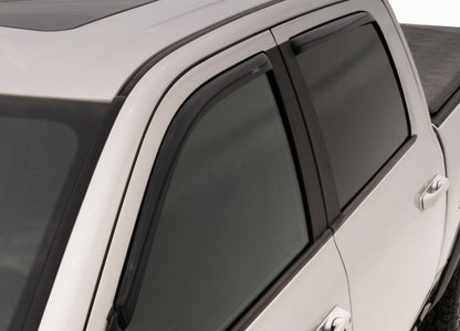 AVS 99-16 Ford F-250 Supercrew Ventvisor In-Channel Front & Rear Window Deflectors 4pc - Smoke