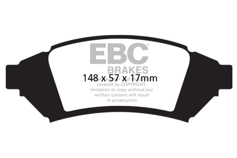 EBC 04 Pontiac Grand Prix 3.8 Ultimax2 Front Brake Pads