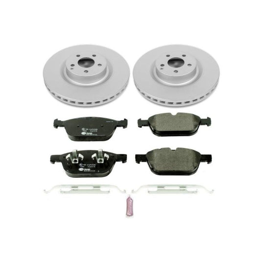 Power Stop 10-15 Volvo XC60 Front Euro-Stop Brake Kit