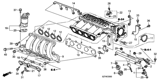 Honda - Fuel Injector O-Ring (7.45x3.61) (Nok)