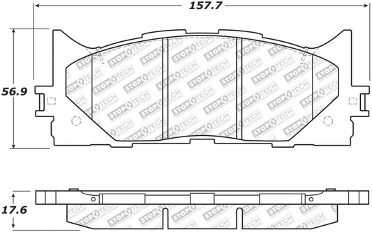 StopTech Street Select Brake Pads - Front