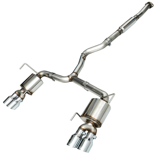 AWE Tuning 2015+ Subaru WRX VA Sedan Touring Edition Exhaust - Chrome Silver Tips (102mm)