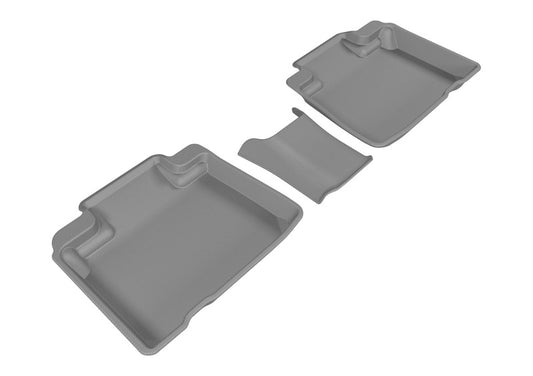 3D MAXpider 2015-2020 Ford Edge Kagu 2nd Row Floormats - Gray