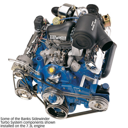Banks Power 83-93 Ford 7.3L Trk E4Od Sidewinder Turbo System - Wastegated