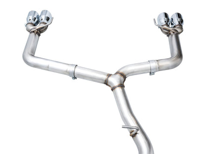 AWE Tuning 2022+ VB Subaru WRX Track Edition Exhaust - Chrome Silver Tips