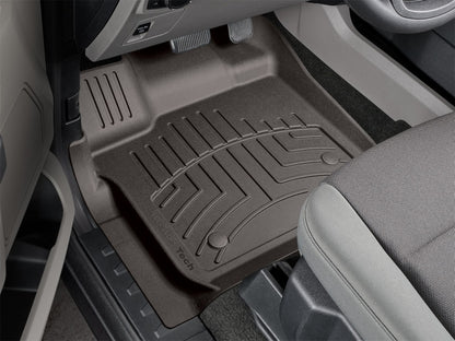 WeatherTech 2017+ Ford F-250/F-350/F-450/F-550 SuperCab/SuperCrew Front Floorliner HP - Cocoa