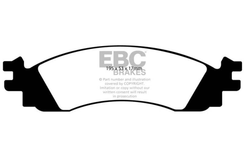 EBC 06-10 Ford Explorer 4.0 2WD Ultimax2 Front Brake Pads