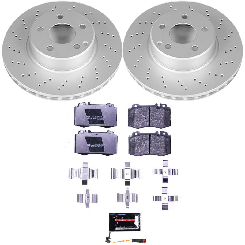 Power Stop 03-06 Mercedes-Benz CL500 Front Euro-Stop Brake Kit