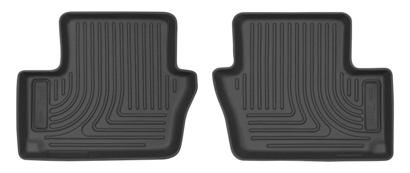 Husky Liners 07-12 Dodge Caliber / 07-14 Jeep Compass WeatherBeater Black 2nd Seat Floor Liners