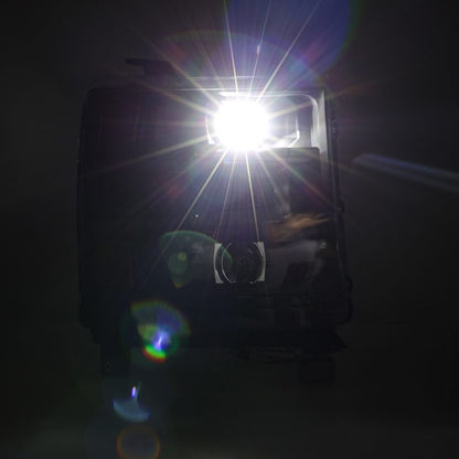 AlphaRex 16-18 Chevy 1500HD LUXX LED Proj Headlights BK w/Seq Actvn Light / SeqSig (Req PN 810023)