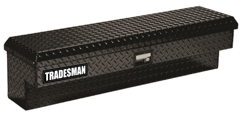 Tradesman Aluminum Side Bin Truck Tool Box (60in.) - Black