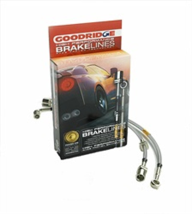 Goodridge 96-98 Mazda Protege SOHC (w/Rear Disc Brakes) SS Brake Line Kit