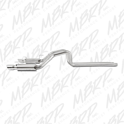 MBRP 05-09 Ford Shelby GT500 / GT Dual Split Rear Race Version, T409 4in Tips Exhaust System