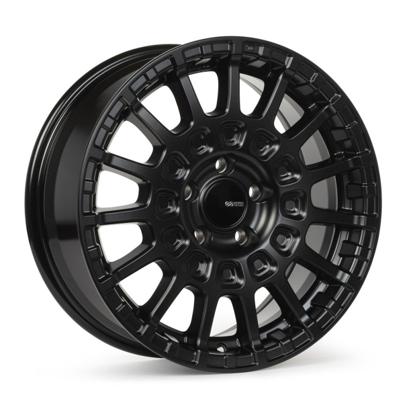 Enkei Overlander 18x8 5x108 35mm Offset 63.4mm Bore Black Wheel