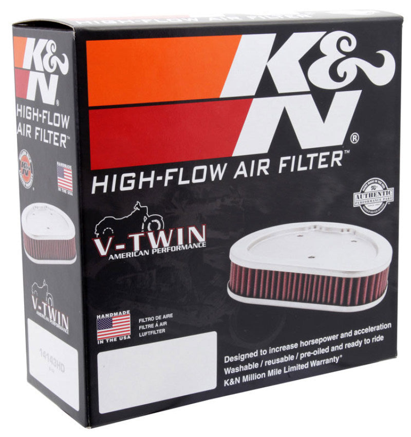 K&N 75-78 Harley Davidson 1000/1200CC Drop In Replacement Air Filter