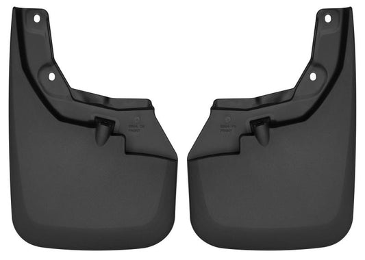 Husky Liners 16-22 Toyota Tacoma w/ OE Fender Flares Custom Molded Front Mud Guards - Black