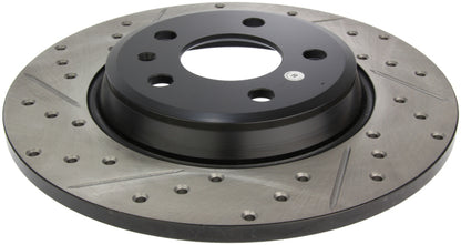 StopTech Power Slot 09-10 Audi A4/A4 Quattro / 08-10 A5 / 10 S4 Rear Right Drilled & Slotted Rotor