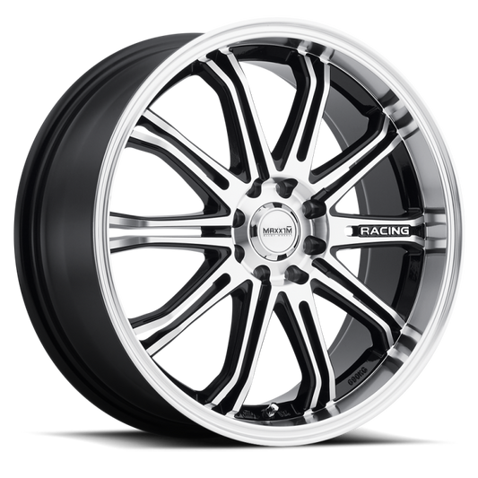 Maxxim Ferris 17x7 8x100/108 ET40 Black Machine Face