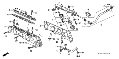 Honda - Fuel Pipe Insulator