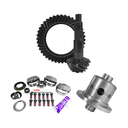 Yukon 11.5in AAM 4.11 Rear Ring & Pinion Install Kit Positraction 4.375in OD Pinion Bearing