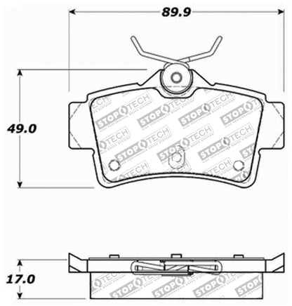 StopTech Performance Brake Pads